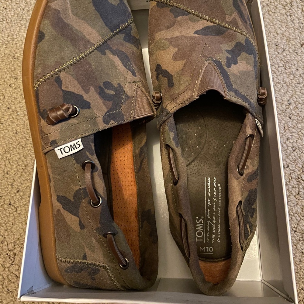 COPY - Men’s Toms camouflage shoes